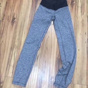 Nice Lululemon Double Waist Band Leggings